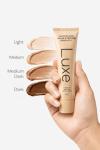 Luxe Research Color Changing Foundation – Instantly Adapts to Your Skin Tone – Buildable Light-to-Medium Coverage – 12-Hour Wear – Natural Dewy Finish