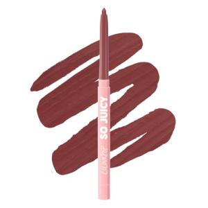 ColourPop So Juicy Plumping Lip Liner with Peptides - Long Lasting Lip Liner for Visibly Plumped & Shaped Lips - Enriched with Smoothing Ceramides & Peppermint - Group Chat (0.01 oz)