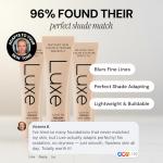 Luxe Research Color Changing Foundation – Instantly Adapts to Your Skin Tone – Buildable Light-to-Medium Coverage – 12-Hour Wear – Natural Dewy Finish