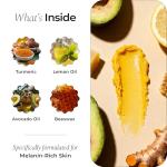 Glo Melanin All Natural Lemon and Turmeric Lip Balm - Natural Lip Balm Illuminate Your Smile, Brighten & Nourish Dark Lips Effortlessly - For Smokers Lips