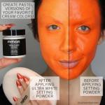 Mehron Makeup Setting Powder | Loose Powder Makeup | Perfect for Halloween 1 oz (28 g) (Ultra White)