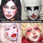 Mehron Makeup Setting Powder | Loose Powder Makeup | Perfect for Halloween 1 oz (28 g) (Ultra White)