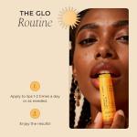 Glo Melanin All Natural Lemon and Turmeric Lip Balm - Natural Lip Balm Illuminate Your Smile, Brighten & Nourish Dark Lips Effortlessly - For Smokers Lips