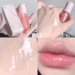 3 Pcs Lip Gloss Oil Set, Mint Flavor Hydrating Lip Oil Glossy and Shiny Lip Primer Moisturizer Transparent Lipgloss for Women Girls (clear)