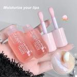 3 Pcs Lip Gloss Oil Set, Mint Flavor Hydrating Lip Oil Glossy and Shiny Lip Primer Moisturizer Transparent Lipgloss for Women Girls (clear)