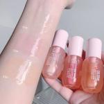 3 Pcs Lip Gloss Oil Set, Mint Flavor Hydrating Lip Oil Glossy and Shiny Lip Primer Moisturizer Transparent Lipgloss for Women Girls (clear)