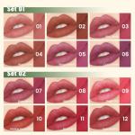Pudaier 12-Color Lip Liner Set - Matte Velvet Lip Liners With Storage Bucket, Waterproof & Long-Lasting Nude Lip Liner Pencils, Creamy Smooth & High Pigmented, for Defining & Filling Lips