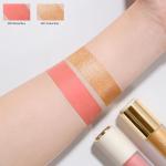 FOCALLURE Liquid Blush and Highlighter Duo - Velvety Weightless Face Makeup Set, Buildable Dewy Cheek Tint & Luminizer, Smudge-Proof Long Lasting, Natural Glow Cheekbones,Sunset Veil