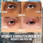 Maybelline Lifter Serum Concealer, Radiant Concealer with Full Coverage, Includes 2% Peptides + Caffeine to Hydrates & Brightens Under Eyes, 20, 1 Count