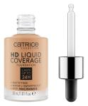 Catrice | HD Liquid Coverage Foundation | 24H Wear, Matte Finish, High Coverage, Waterproof Formula with Niacinamide | Vegan & Cruelty Free (046 | Camel Beige)