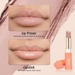 Oulac Beige Lipstick for Women, Pale Nude Matte Lip Base, Full Coverage Lip Color, Satin Matte Finish, Cream Texture, Hydrating, Infused with Hyaluronic Acid, Vegan & Clean Beauty 4g SG01 Bare