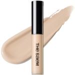 THESAEM Cover Perfection Tip Concealer 0.2 fl.oz. - 1.25 Light Beige Warm Beige for Light Skin Tones 20-21 - High Coverage Long Lasting Concealer - Korean Makeup for Dark Circles & Blemishes