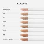 THESAEM Cover Perfection Tip Concealer 0.2 fl.oz. - 1.25 Light Beige Warm Beige for Light Skin Tones 20-21 - High Coverage Long Lasting Concealer - Korean Makeup for Dark Circles & Blemishes