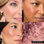 LAURA GELLER NEW YORK Baked Blush-n-Bronze Marbleized 2-in-1 Sculpting Bronzer Blush - Rose Bronze - Contour Face with a Radiant Flush