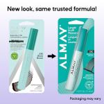 Almay Lengthening Mascara, Volume & Lift, Eye Makeup, Hypoallergenic and Fragrance Free (Packaging May Vary), 020 Black Brown, 0.24 fl oz