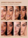 SHEGLAM Full Coverage Foundation Makeup Long Lasting Waterproof Matte Dewy Liquid Foundation - Nude