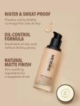 SHEGLAM Full Coverage Foundation Makeup Long Lasting Waterproof Matte Dewy Liquid Foundation - Nude