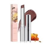 3PCS Honey Lipstick Tinted Lip Balm - Sheer Hydrating Lipstick for All Skin Tones - Moisturizing Lip Color, Nourishing Lip Balm with a Hint of Natural Black Cherry Tint (Black & Nude & Pink)