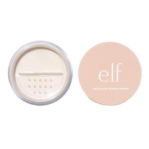 e.l.f. Halo Glow Soft Focus Setting Powder, Silky & Creates Soft Glow Without Shine, Smooths Pores & Lines, Vegan & Cruelty-Free, Light Pink