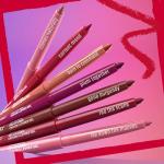 wet n wild Lip Liner Perfect Pout Matte Retractable Gel Lip Liner Pencil, Plum Together