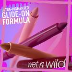 wet n wild Lip Liner Perfect Pout Matte Retractable Gel Lip Liner Pencil, Plum Together