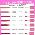 wet n wild Lip Liner Perfect Pout Matte Retractable Gel Lip Liner Pencil, Plum Together
