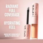 Maybelline Lifter Serum Concealer, Radiant Concealer with Full Coverage, Includes 2% Peptides + Caffeine to Hydrates & Brightens Under Eyes, 25, 1 Count