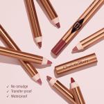 Charlotte Tilbury Lip Cheat Lip Liner Pencil - Gives Lips a Fuller-Looking, Defined Pout - Enriched with Jojoba Oil & Hyaluronic Acid - Waterproof, Smudge-Proof & Transfer-Proof - Hot Gossip