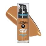 Revlon Liquid Foundation, ColorStay Face Makeup for Normal & Dry Skin, SPF 20, Longwear Medium-Full Coverage with Natural Finish, 330 Natural Tan, 1 Fl Oz