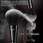 HGHDBT 56Pcs Black Makeup Brushes Set Professional with Case Premium Synthetic for Blush Eye Shadow Concealer Powder Foundation Eye & Face Make up Brush Kit with Beauty Blender Sponge Set Tools