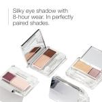 Clinique All About Shadow Duo Eye Shadow Makeup | Safe For Sensitive Eyes | Buildable + Long-Wearing Color | Smooth, Easy Application, Like Mink, 0.05 Ounce