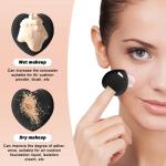 HGHDBT 56Pcs Black Makeup Brushes Set Professional with Case Premium Synthetic for Blush Eye Shadow Concealer Powder Foundation Eye & Face Make up Brush Kit with Beauty Blender Sponge Set Tools