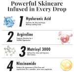 Jerome Alexander MagicMinerals AirBrush Foundation, Spray Makeup with Skincare Active Ingredients, Ultra-Light, Buildable, Full Coverage Formula (Light Medium)