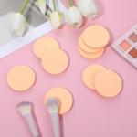 Piriuuo 10 Pcs Round Makeup Sponges for Foundation, Foundation Sponge Dry and Wet Makeup Pads Professional Cosmetic Sponge Round Foam Pad for Liquid Foundations Cream Concealer