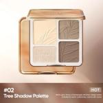 JUDYDOLL Highlight & Contour Palette, All-in-One Matte Highlighter Contour Compact,Blendable Face Makeup for Beginners, for Warm Skin Tone (New Version 02 Tree Shadow Palette)