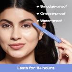 ALLEYOOP 11th Hour Waterproof Cream Eyeshadow Stick – Long-Lasting Eye Shadow Pencil & Eyeliner, Cream to Powder Stick & Highlighter – Smudge-Proof Eyeshadow Matte, Mauve Matte