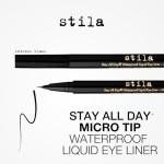Stila Stay All Day Waterproof Liquid Eye Liner Micro Tip - Intense Black - 0.016 Oz Eyeliner