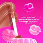 NYX PROFESSIONAL MAKEUP Jelly Job Lip Gloss, Lip Tint Gloss with Full-Bodied, Smoothing, and Hyper-Glossy Shine - Toast N' Jelly (Pale Nude)