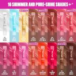 NYX PROFESSIONAL MAKEUP Jelly Job Lip Gloss, Lip Tint Gloss with Full-Bodied, Smoothing, and Hyper-Glossy Shine - Toast N' Jelly (Pale Nude)