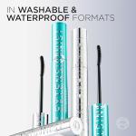L'Oreal Paris Extensionist Mascara, Lengthening, Volumizing, and Curling Formula For a Lash Extension Eye Makeup Look, Washable Black