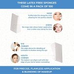 be PRO 100-Count Disposable Wedge Sponges