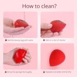 BEAKEY 5-Piece Makeup Sponge Set for All Formulas