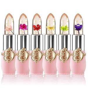 Flower Jelly Lipstick Set - 6 Pcs Magic Color Change