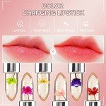 Flower Jelly Lipstick Set - 6 Pcs Magic Color Change