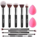 BEAKEY 12-Piece Synthetic Makeup Brush Set