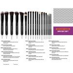 SHANY 18-Piece Kabuki Makeup Brush Set