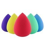 Zenda Naturals Makeup Sponge Set - 5 Egg-Shaped Blenders