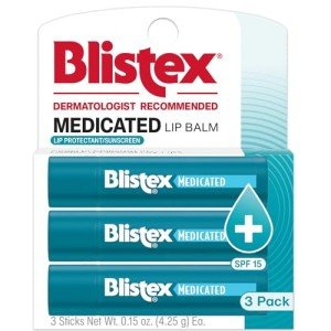 Blistex Medicated Lip Balm Trio with SPF 15