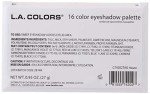 L.A. Colors 16-Color Haute Eyeshadow Palette