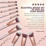 10-Piece Kabuki Makeup Brush Set for All Products